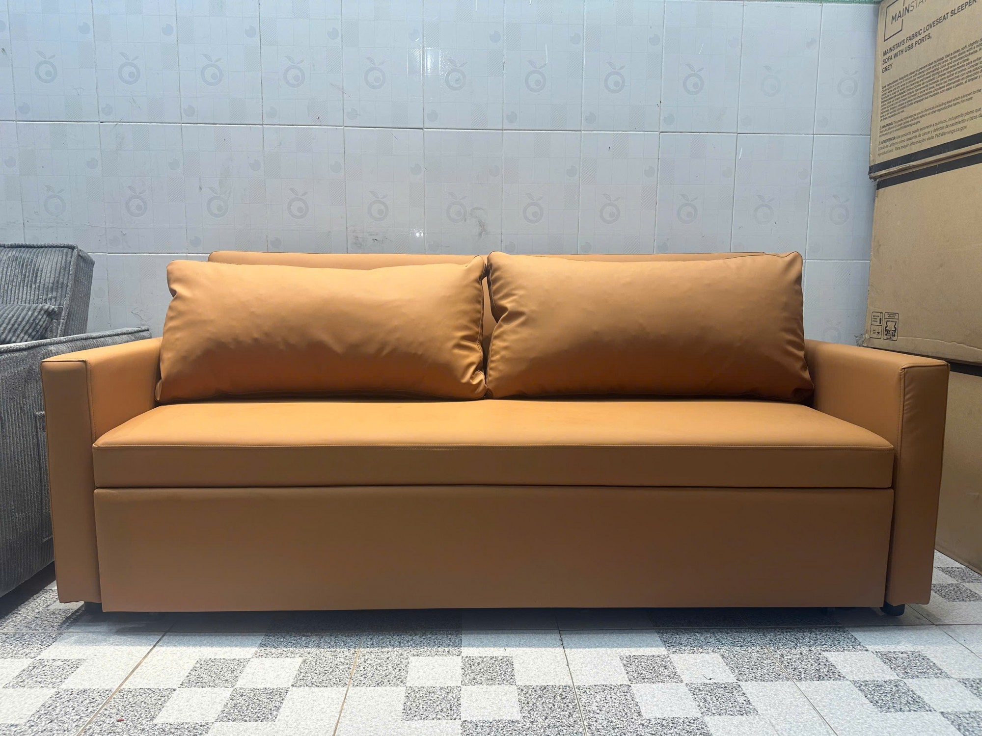 SOFA DA NÂU BÒ